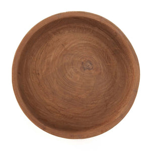 Schale – Teakholz Material, Organische Form, Natürliche Farbe – Zen | Bazar Bizar Antwerp