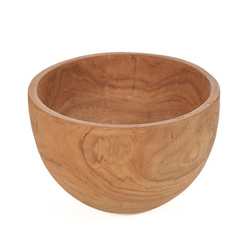 Schale – Teakholz Material, Organische Form, Natürliche Farbe – Zen | Bazar Bizar Antwerp