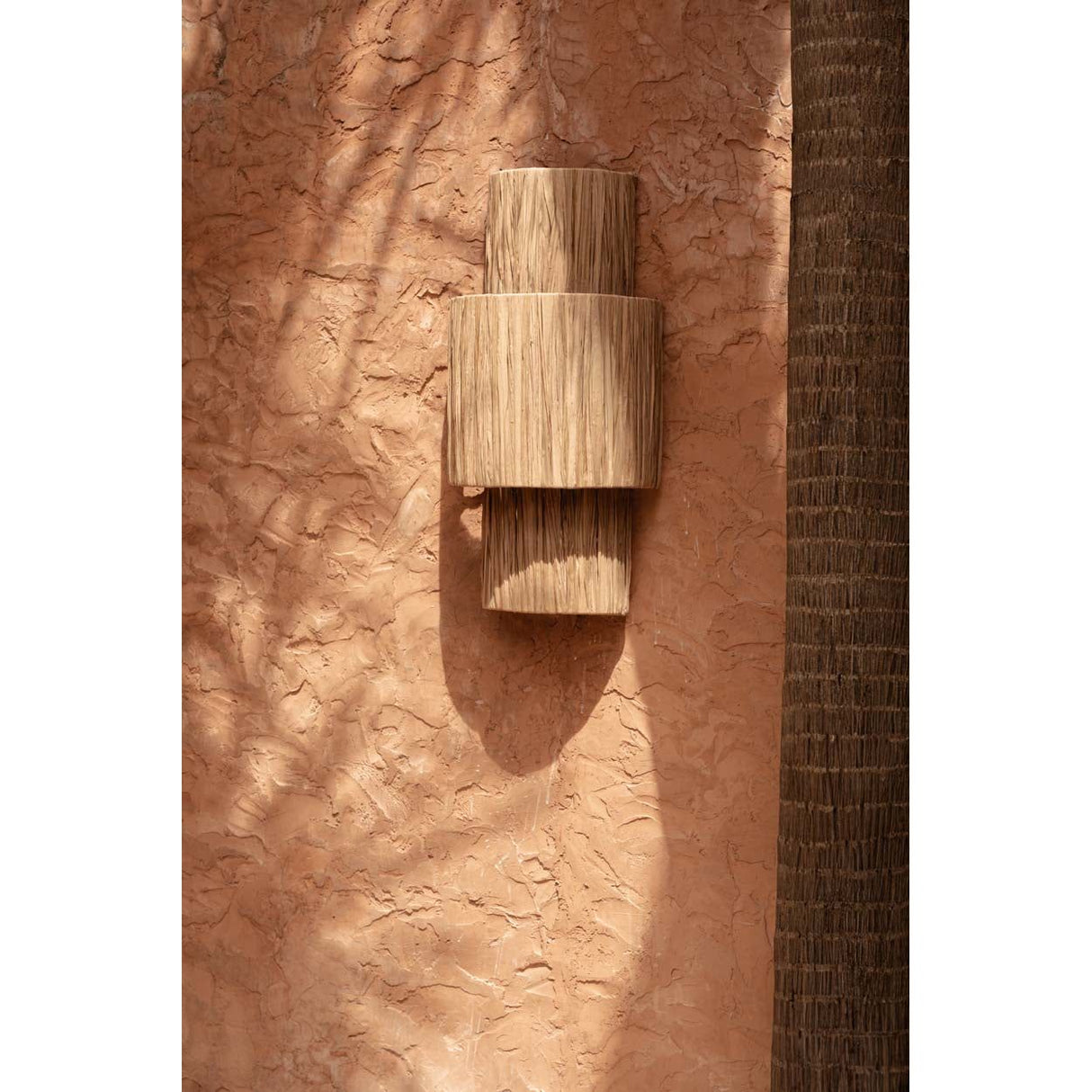 Wandleuchte – Natürliches Sisal, Handgewebte Struktur, Zeitloses Design – Ohana | Bazar Bizar Antwerp