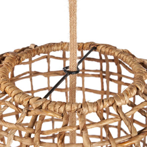Pendelleuchte – Handgeflochtenes Bananenblatt, Filigrane Struktur, Organisches Design, L – GuanYin | Bazar Bizar Antwerp