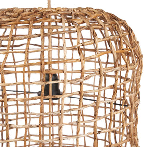 Pendelleuchte – Bananenblatt, Geflochtenes Design, Nestform, L - Kuso | Bazar Bizar Antwerp