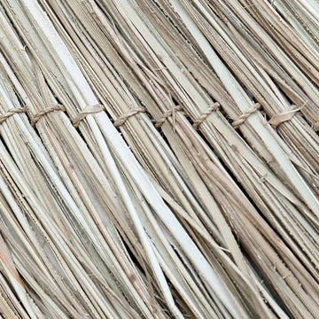 Pendant lamp – Braided Grass, Sculptural Form, Earthy Look – Wicked | Bazar Bizar Antwerp