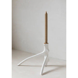 Kerzenhalter – Holzmaterial, Astdesign, Skulpturale Form – Triple Twig | Bazar Bizar Antwerp