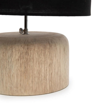 Table Lamp – Solid Teak Wood, Natural Look, Timeless Design – The Teak Wood | Bazar Bizar Antwerp