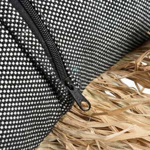 Kissenbezug – Baumwolle Bast, Küstenstil Design, Punkt Muster - Bonita | Bazar Bizar Antwerp