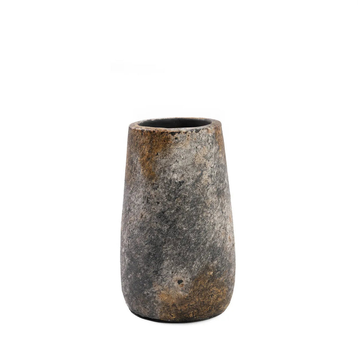 Vase – Terrakotta, Skulpturales Design, Gesichtsform, S - Spooky | Bazar Bizar Antwerp