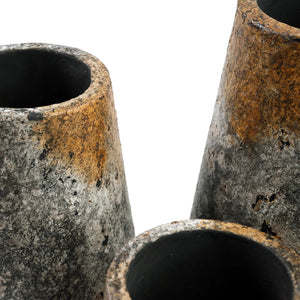 Vase – Terrakotta, Skulpturales Design, Gesichtsform, S - Spooky | Bazar Bizar Antwerp