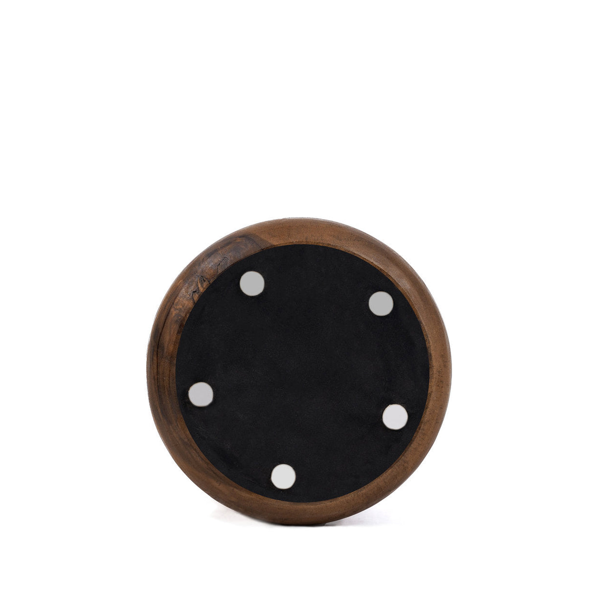 Hocker – Suarholz Massiv, Organisches Design, Spiralform - Umiko | Bazar Bizar Antwerp
