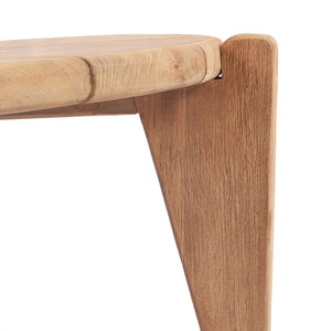 Couchtisch – Recyceltes Teakholz, Dreibein Design, Outdoor Stil, S – Seseh | Bazar Bizar Antwerp