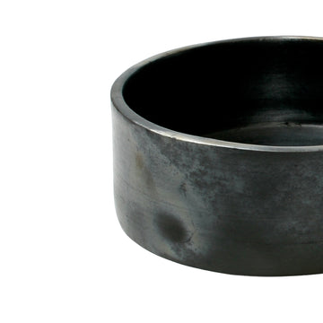 Servierschale – Terrakotta Material, Antik Design, Schwarze Farbe, L | Bazar Bizar Antwerp