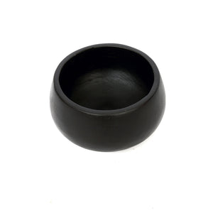 Bowl – Teak Wood Material, Black Finish, Slim Design – Bondi | Bazar Bizar Antwerp