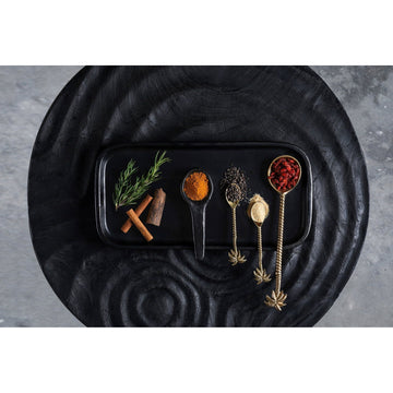 Tapas Plate – Fired Terracotta, Deep Black Finish, Rustic Look | Bazar Bizar Antwerp