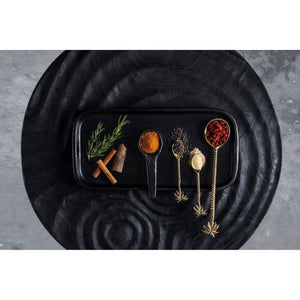 Tapasteller – Terrakotta Material, Rechteckiges Design, Gebrannte Oberfläche – Burned | Bazar Bizar Antwerp