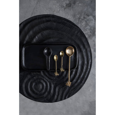 Tapas Plate – Fired Terracotta, Deep Black Finish, Rustic Look | Bazar Bizar Antwerp