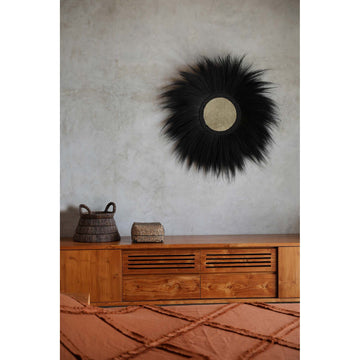 Korb – Bananenblatt Material, Dreieckige Form, Tragegriff Design – Chisomo | Bazar Bizar Antwerp