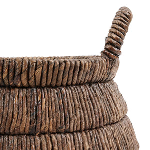 Korb – Bananenblatt Material, Dreieckige Form, Tragegriff Design – Chisomo | Bazar Bizar Antwerp