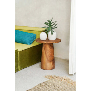 Beistelltisch – Suarholz, Konische Form, Handgefertigtes Finish – Timber Conic | Bazar Bizar Antwerp