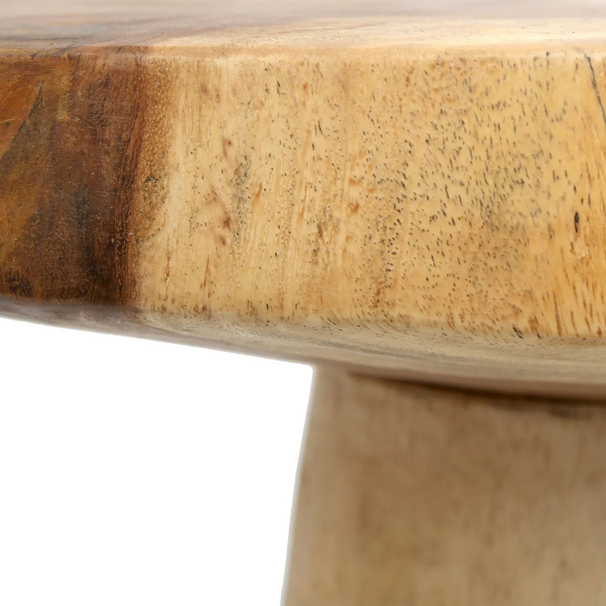 Beistelltisch – Suarholz, Konische Form, Handgefertigtes Finish – Timber Conic | Bazar Bizar Antwerp