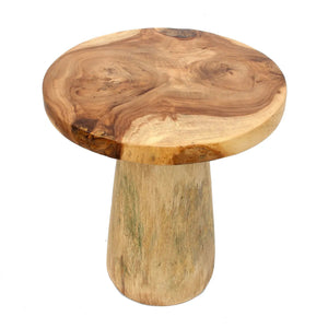 Beistelltisch – Suarholz, Konische Form, Handgefertigtes Finish – Timber Conic | Bazar Bizar Antwerp