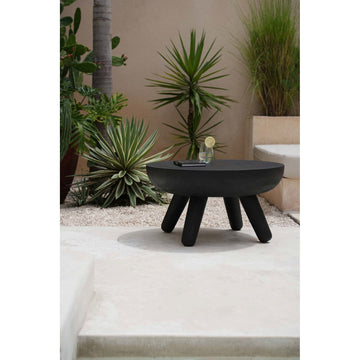Couchtisch – Suarholz Material, Modernes Design, Schwarzer Ton - Losten | Bazar Bizar Antwerp