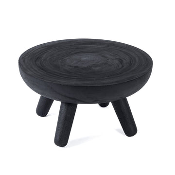 Couchtisch – Suarholz Material, Modernes Design, Schwarzer Ton - Losten | Bazar Bizar Antwerp