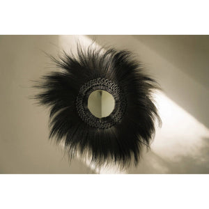 Spiegel – Rayung Gras, Boho Design, Strahlenform, L - Simba | Bazar Bizar Antwerp