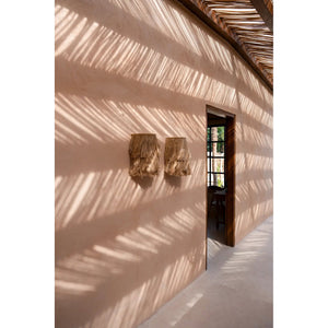 Wandleuchte – Abacafaser, Geflochtenes Design, Fransen Design, S - Abaca | Bazar Bizar Antwerp