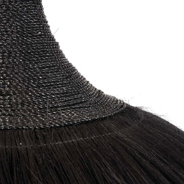 Pendant Lamp – Mendong Grass, Tropical Statement, Handcrafted Fringes, XL – Makiki | Bazar Bizar Antwerp