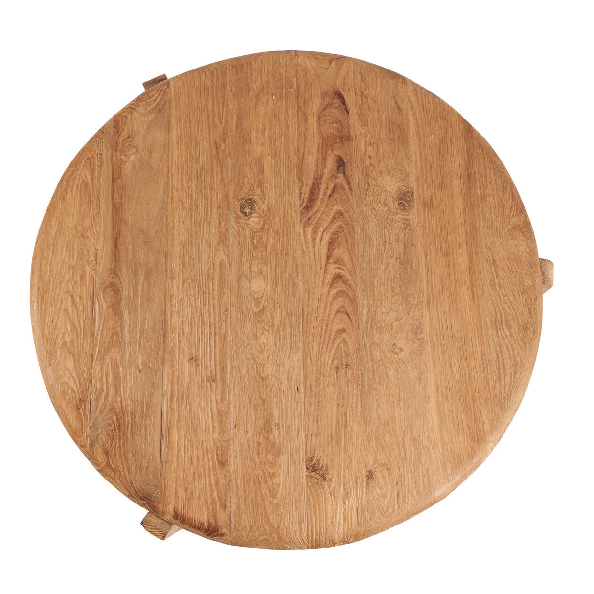Couchtisch – Recyceltes Teakholz, Dreibein-Design, Natürliche Farbe, L – Wabi Sabi | Bazar Bizar Antwerp