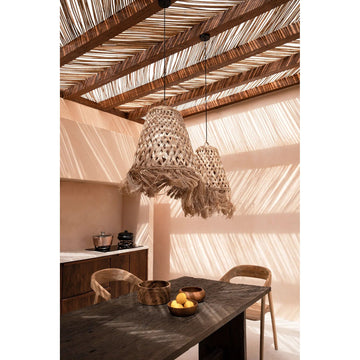 Pendelleuchte – Abacagras, Geflochtenes Design, Quallenform, M -  Jelly Fish | Bazar Bizar Antwerp