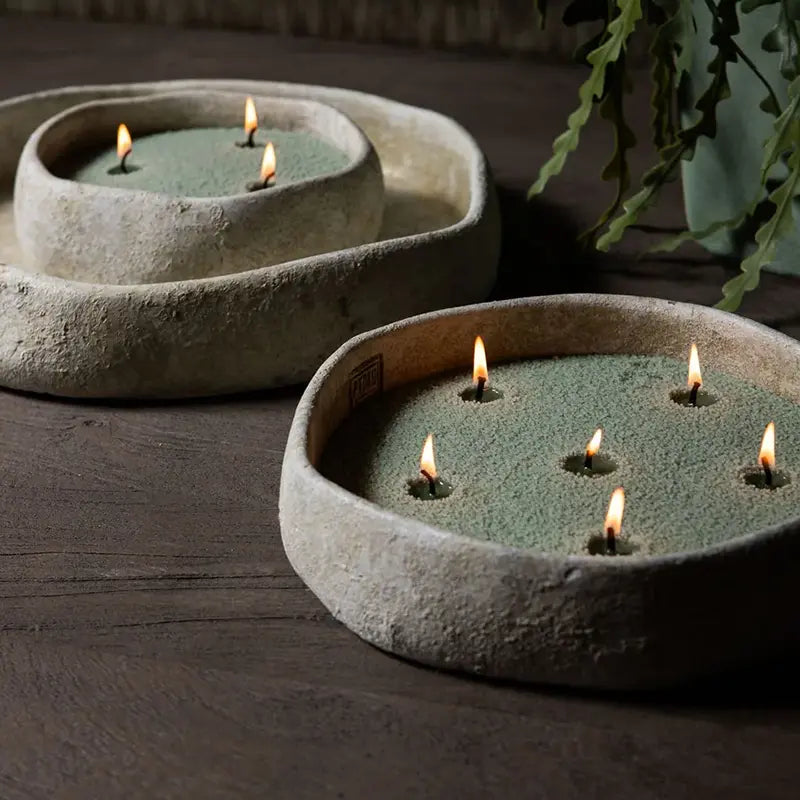 Candle Pearls made from high-quality sage green wax, 500 g – Pearl | PTMD