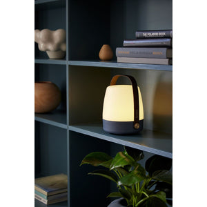 Earth LED Lamp with Dimmable Warm White Lighting, Portable Design, and Wooden Handle – Lite-Up | Kooduu