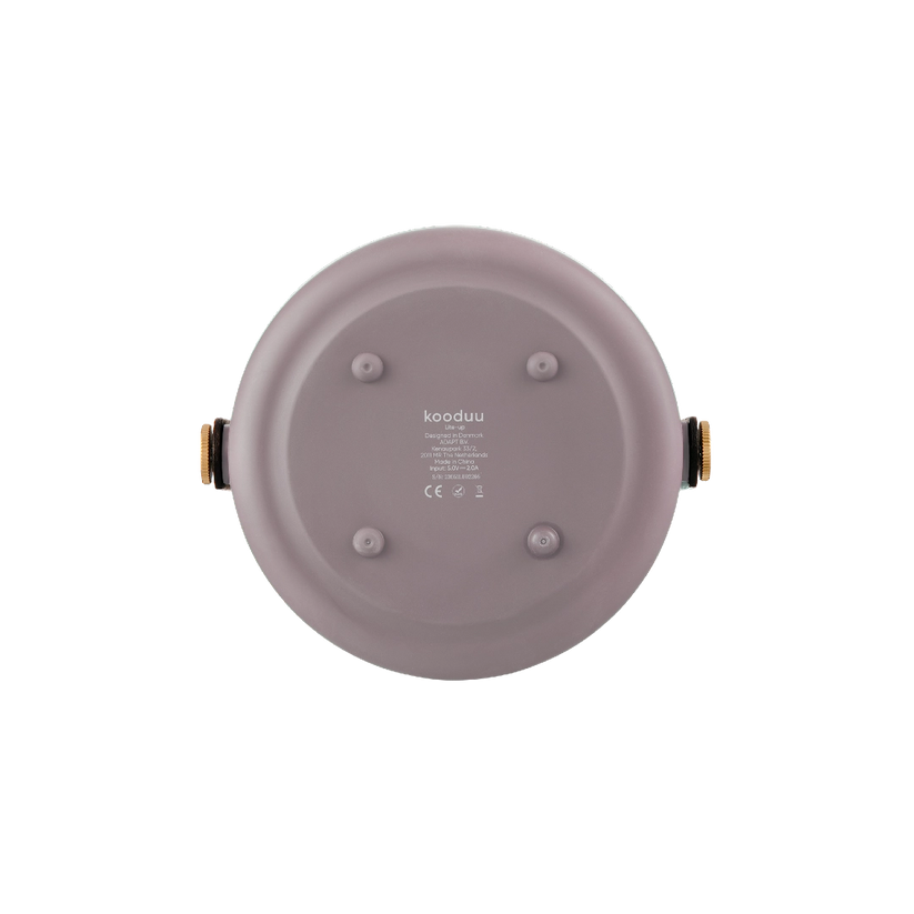 Earth LED Lamp with Dimmable Warm White Lighting, Portable Design, and Wooden Handle – Lite-Up | Kooduu