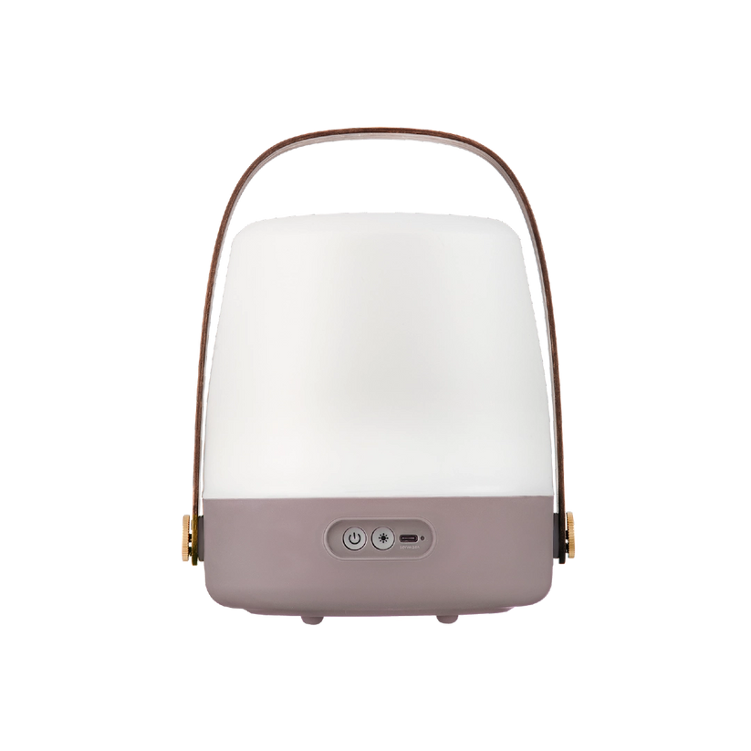 Earth LED Lamp with Dimmable Warm White Lighting, Portable Design, and Wooden Handle – Lite-Up | Kooduu