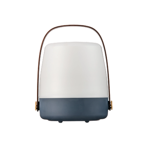 Tischleuchte in Ocean Blue mit dimmbarer warmweißer Beleuchtung, tragbarem Design und Holzgriff – Lite-Up | Kooduu