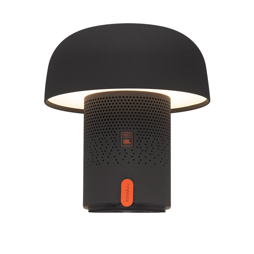 Lautsprecherleuchte mit pilzförmigem Design, dimmbarem LED-Licht und Ladestation – Sensa PLAY | Kooduu