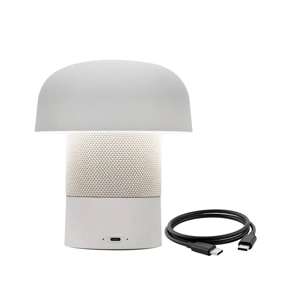 Speaker Lamp with Portable Design, Dimmable LED Light and Plastic Housing – Sensa PLAY Mini | Kooduu