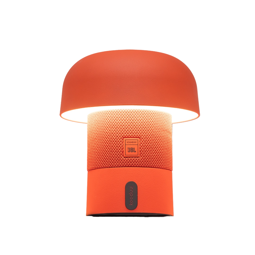 Lautsprecherleuchte mit tragbarem Design, dimmbarem LED-Licht und Kunststoffgehäuse – Sensa PLAY Mini | Kooduu