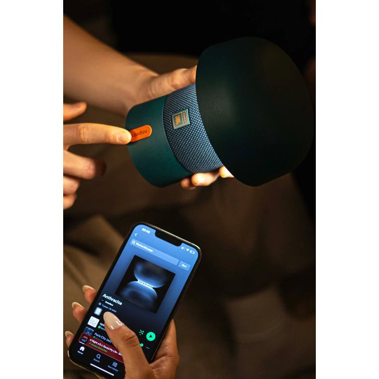 Speaker Lamp with Portable Design, Dimmable LED Light and Plastic Housing – Sensa PLAY Mini | Kooduu