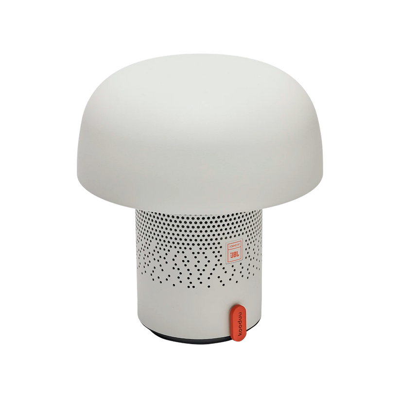 Lautsprecherleuchte mit pilzförmigem Design, dimmbarem LED-Licht und Ladestation – Sensa PLAY | Kooduu