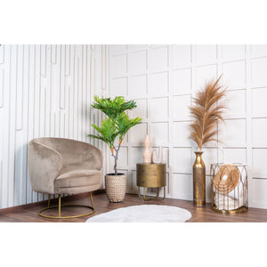 Kunstpflanze – Kunststoffmaterial, Tropisches Design, Volle Wedel, 120 cm - Mini Palm | NeverLeafs