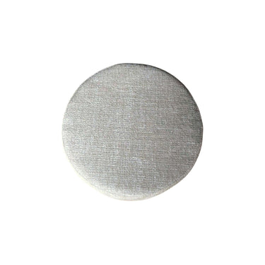 Stool – Fabric Upholstery, Beige Color, Round Shape – Cremona | Starfurn