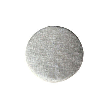 Stool – Fabric Upholstery, Beige Color, Round Shape – Cremona | Starfurn