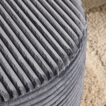 Stool - Round Shape, Fabric Cover, Versatile Use - Tilia | Starfurn