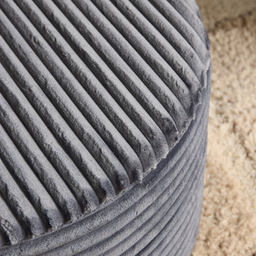 Stool - Round Shape, Fabric Cover, Versatile Use - Tilia | Starfurn