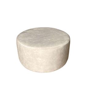 Hocker - Rund, Adore 102 Polsterung, Cremefarbe, Stilvolles Design | Starfurn