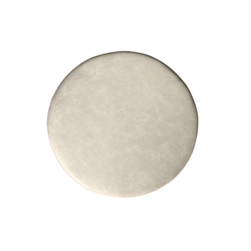 Stool - Round, Adore 102 Upholstery, Cream Color, Stylish Design | Starfurn