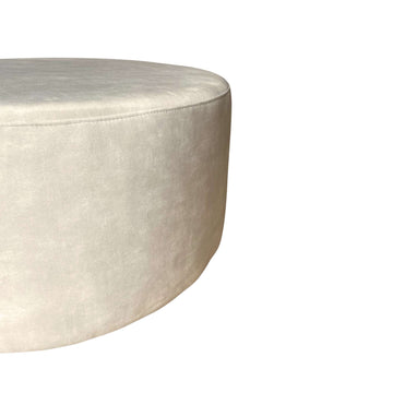 Stool - Round, Adore 102 Upholstery, Cream Color, Stylish Design | Starfurn