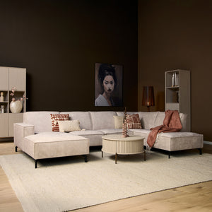 Corner Sofa – Torre 02 Fabric, 2.5-Seater, Lounge and Divan Design – Floris | Starfurn