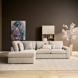 Corner Sofa – Beech Frame, Cold Foam Upholstery, Right Chaise – Jesse | Starfurn